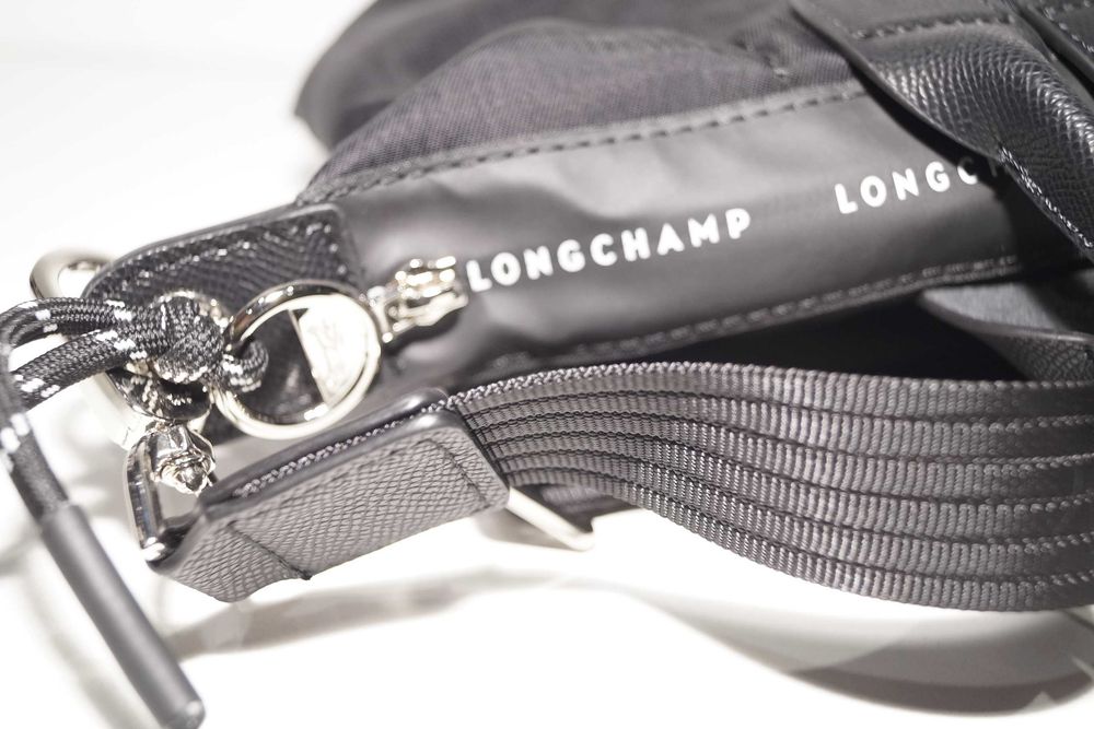 1726 LONGCHAMP La Pliage czarna Damska torebka nylonowa M