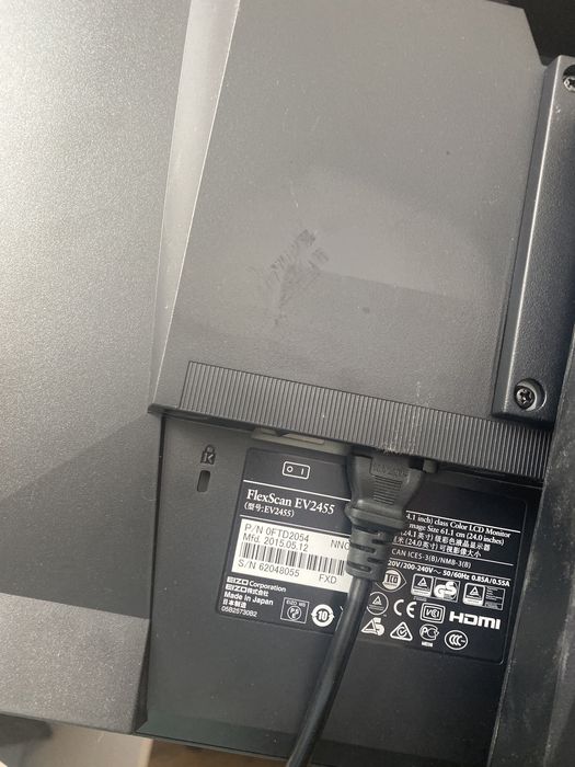 Monitor eizo flexscan ev2455