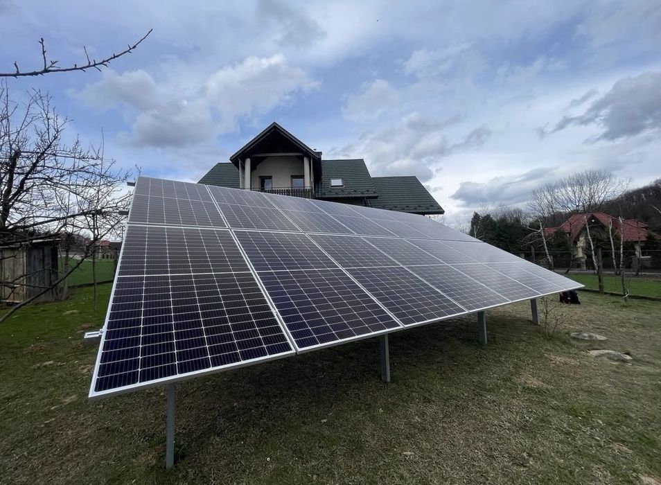 Сонячні панелі, Станції сонячної енергії, Гібридні системи МОНТАЖ