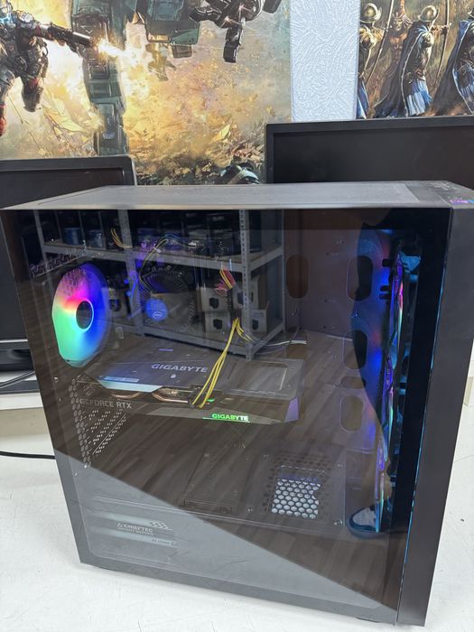 Игровой компьютер i5-10600/rtx3050-8gb/ddr4-16gb/ssd-240/hdd-1tb