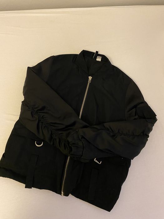 kurtka bomberka czarna h&m