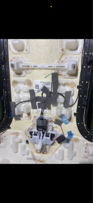 потолок стеля черная тесла х мх tesla x mx обшивка комплект стойки