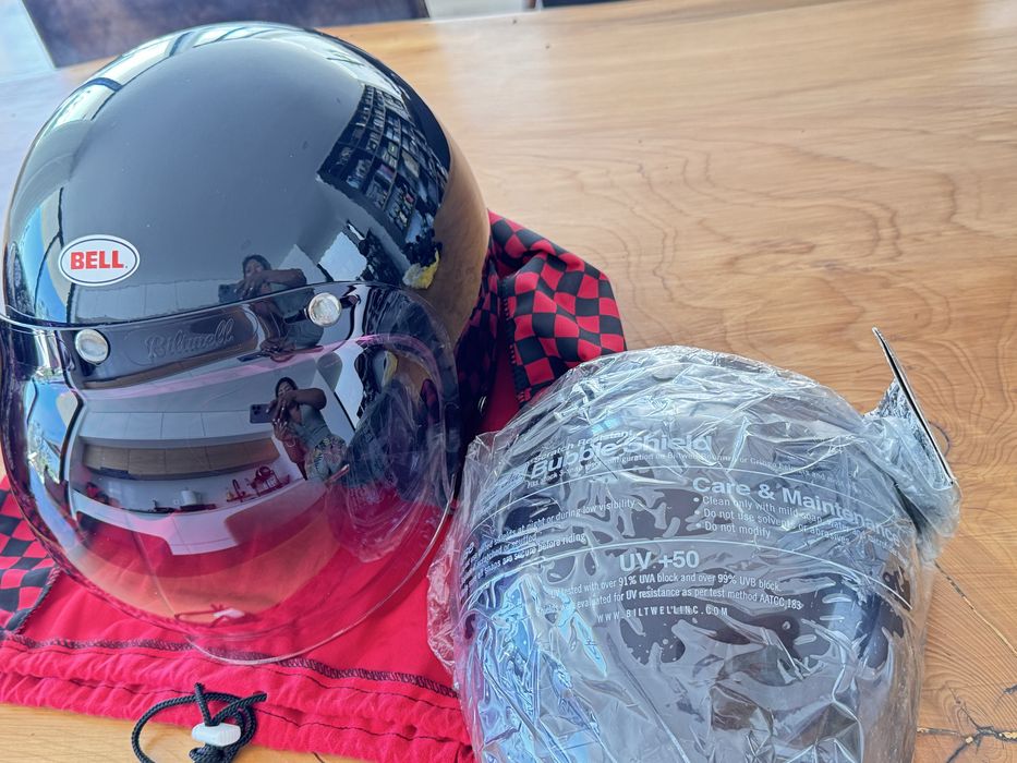 Capacete Bell Bullitt Original + 2 Viseiras – Excelente Estado