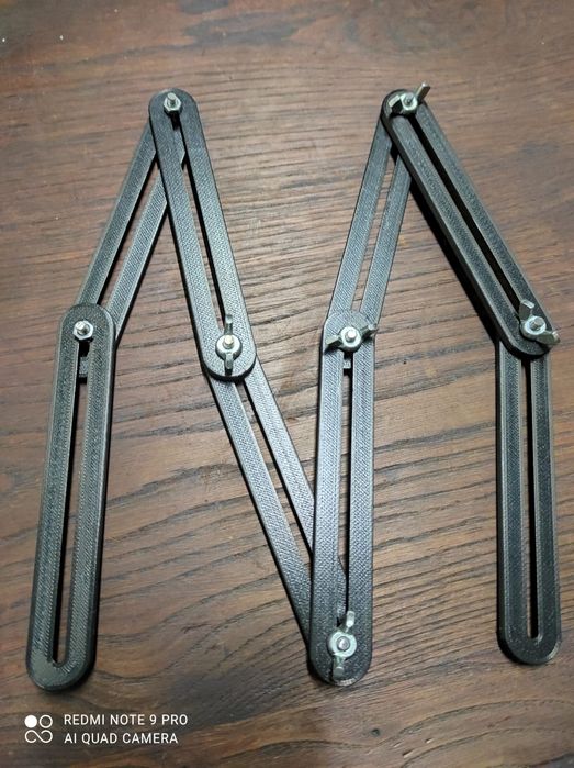 Medidor de multi ângulos de 8 peças para corte azulejo, madeira etc...