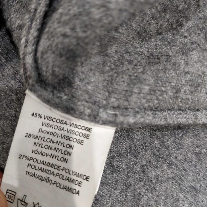 Світер з хутром  сірий