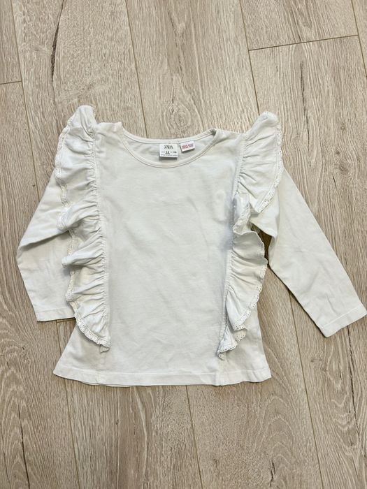 Кофта на дівчинку реглан лонгслів ZARA р.110