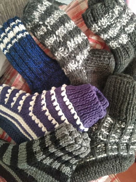 Тёплые подарочки Носки вязаные ручной работы