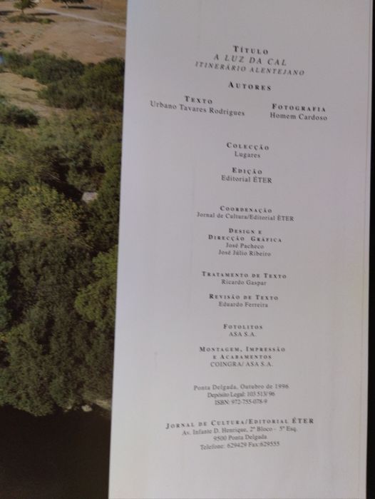 A luz da cal, Itineràrio Alentejano