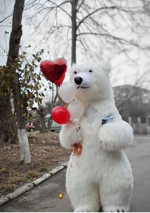 Аніматор зайка , білий ведмедик на ваше свято