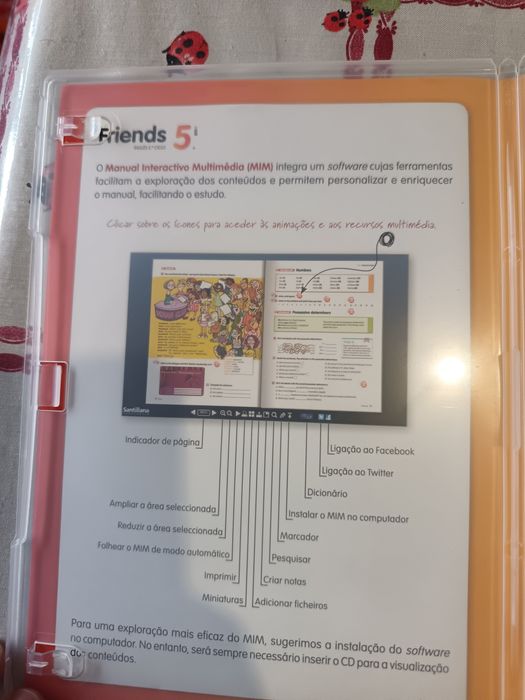 CD-ROM  DVD Manual Interactivo Multimédia Friends 5