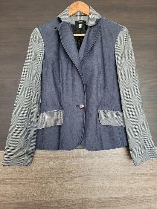 Żakiet damski w kratę