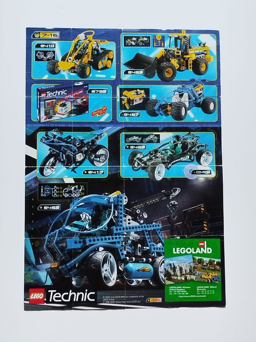 Mini katalog LEGO technic 1998