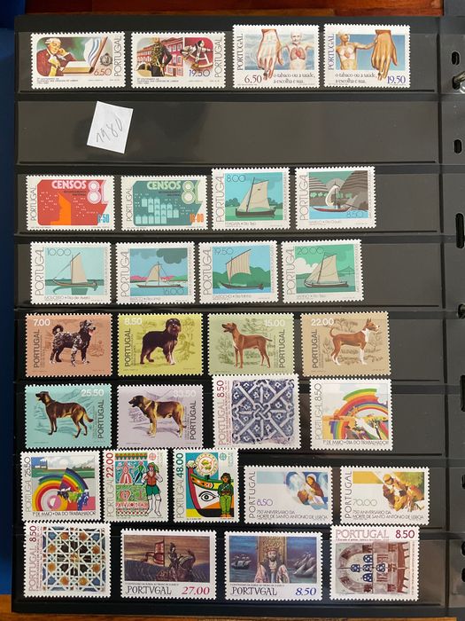 Selos Portugal CTT 1980 / 1989 Novos