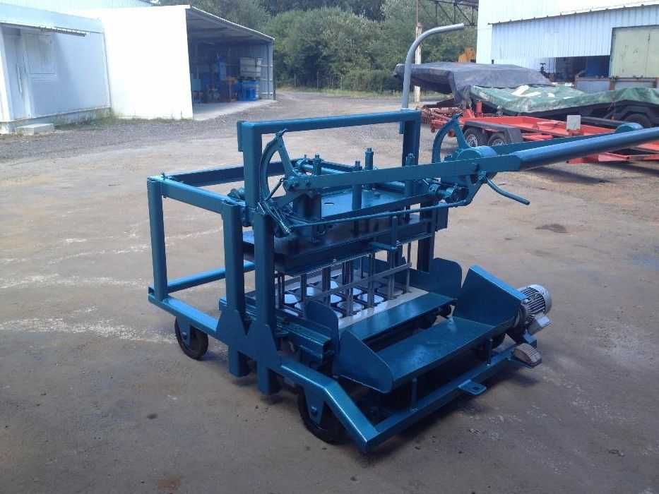Betoneira para maquina de blocos