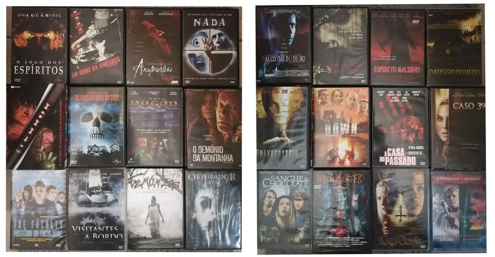 Lote 191 DVD's originais (LOTE 33) séries / filmes...