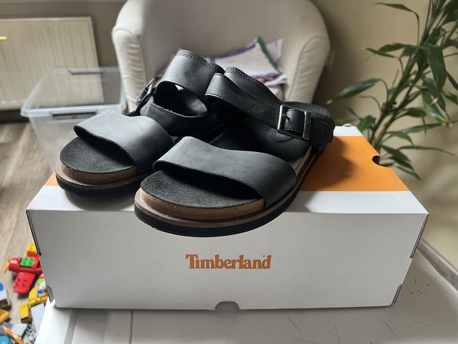 Timberland Sandały skurzane.