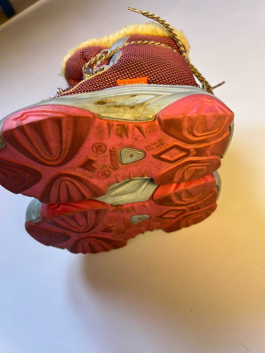 Demar buty kozaki śniegowce ocieplane wełna zimowe dziewczęce 24 25