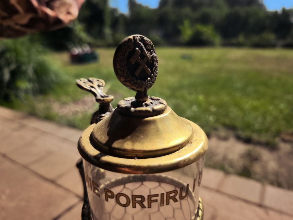 Kufel szklany unikat