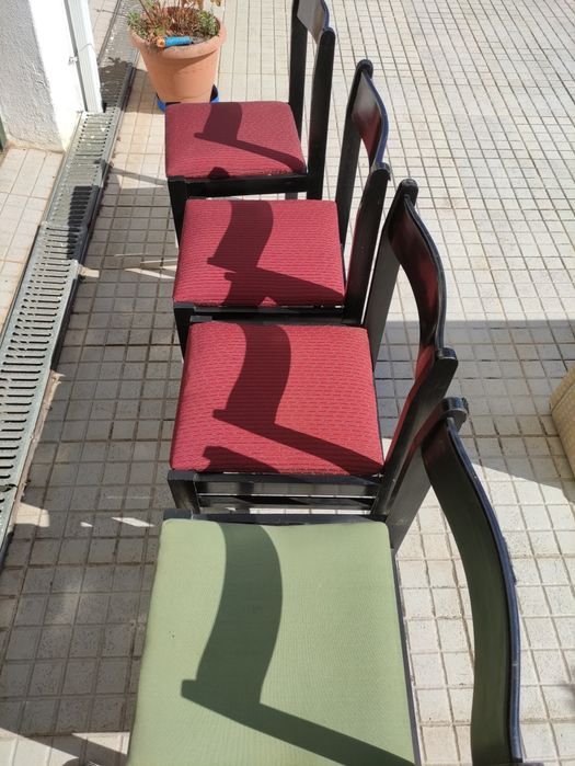 4 cadeiras mogno