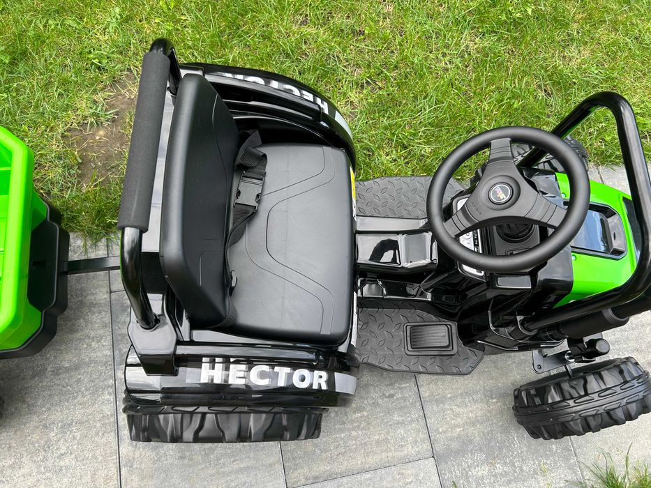Duży Traktor HECTOR Auto na akumulator Pojazd samochód Pilot koła EVA