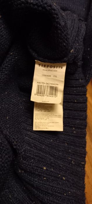 Camisola tiffosi azul rapaz 13/14 anos