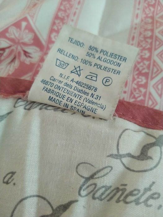 Colcha com aquecimento fino