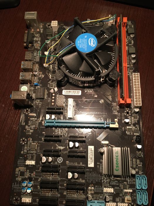 Материнська плата+проц+озу