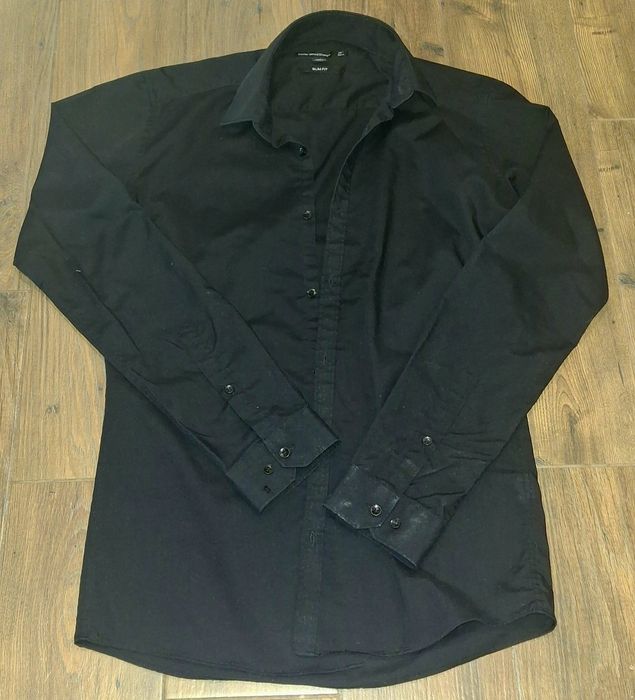 Czarna koszula slim fit