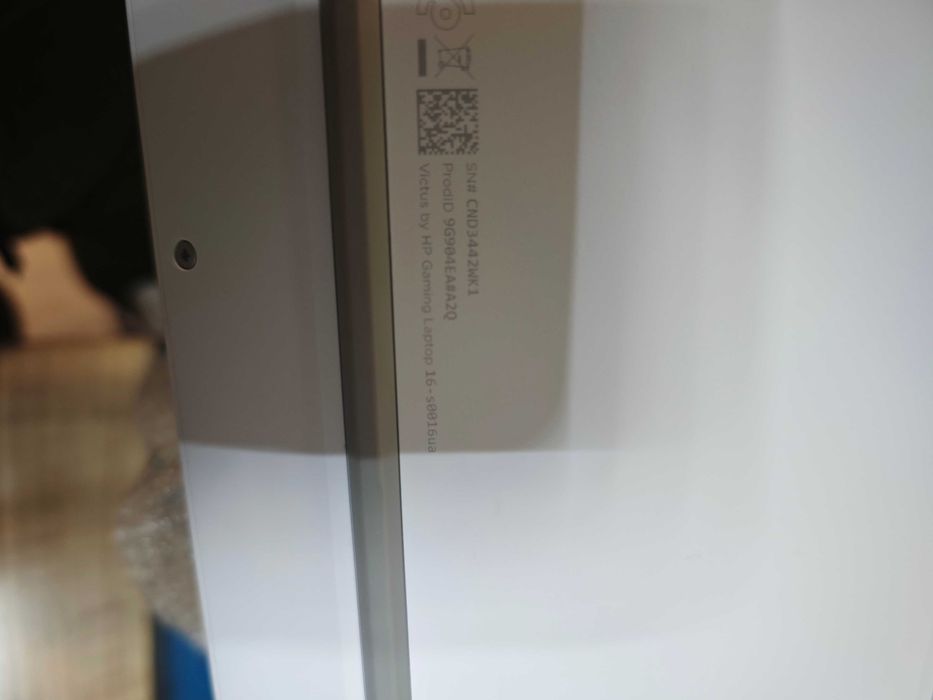 RTX4050 16.1" 144Hz Hp Victus Ryzen 5 7640HS RAM 16gb NVMe 1tb 1000gb