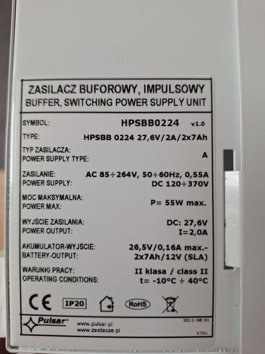 Zasilacz buforowy, impulsowy