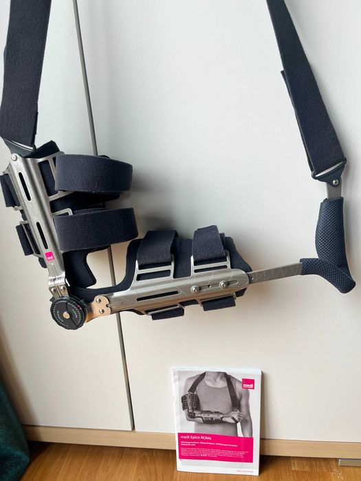 Wyśmienita orteza/stabilizator łokcia prawego Epico ROM, rozmiar L