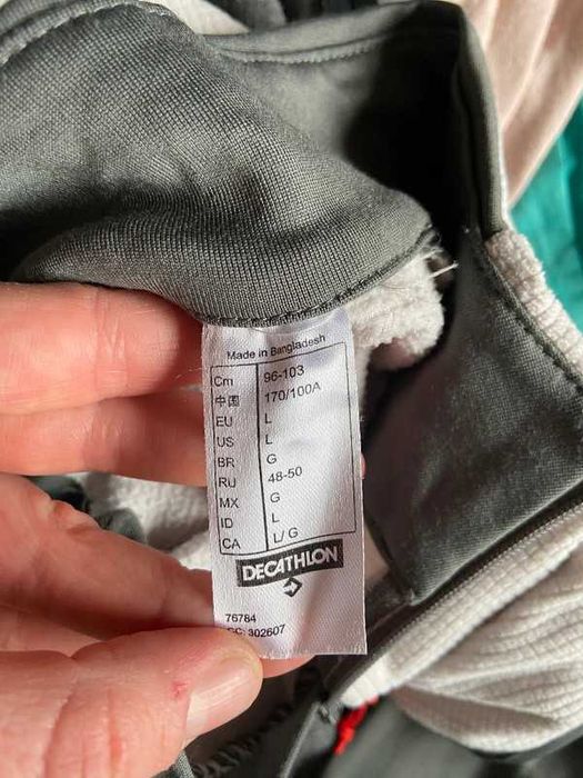 42 40 quechua bluza termo sport bieganie unisex tekstura