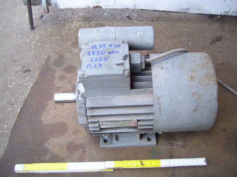 Silnik 0,75 kw. 220 v do tokarka,frezarka,wiertarka,szlifierka itp