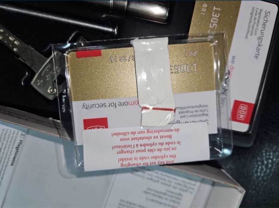 Цилиндр Dom Saturn 64 (32x32) 5KEY ключ-ключ матовый хром