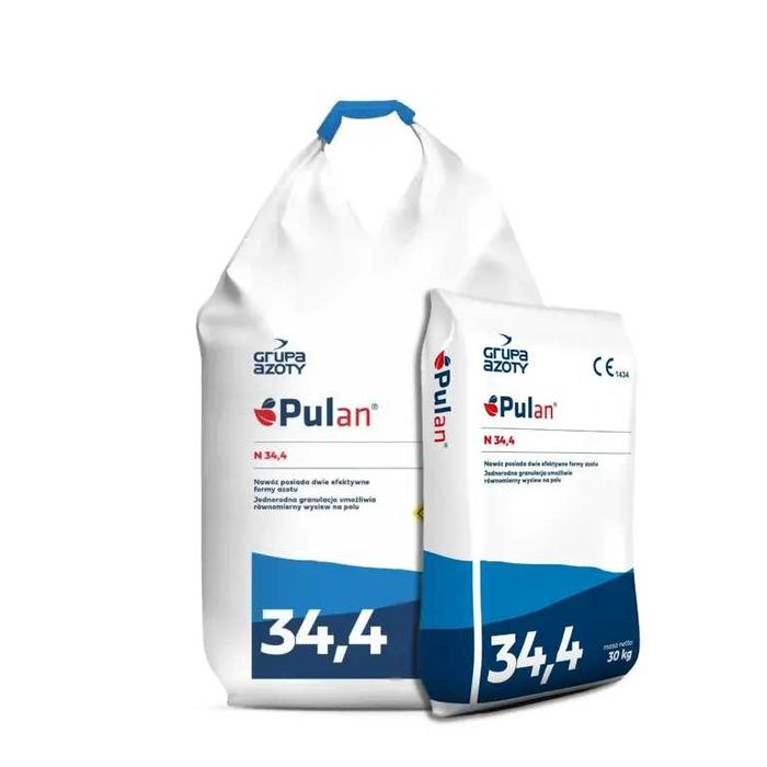 Nawóz saletra amonowa Pulan 34%N big bagi worki