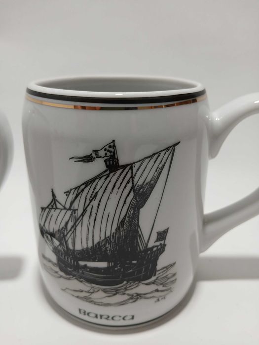 Canecas - Museu de Marinha - Portugal - Barcos: Nau | Barca