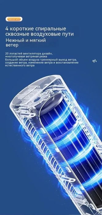 Вентилятор настольный портативный кондиционер