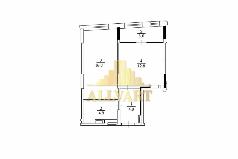 Продаж 1 кім квартири без ремонту, ЖК Світло Парк біля метро Видубичі