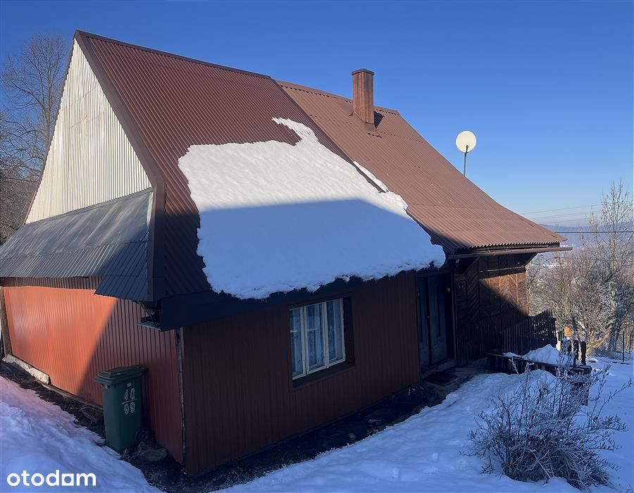 Do sprzedania widokowa działka z budynkiem mieszkalno-gospodarczym