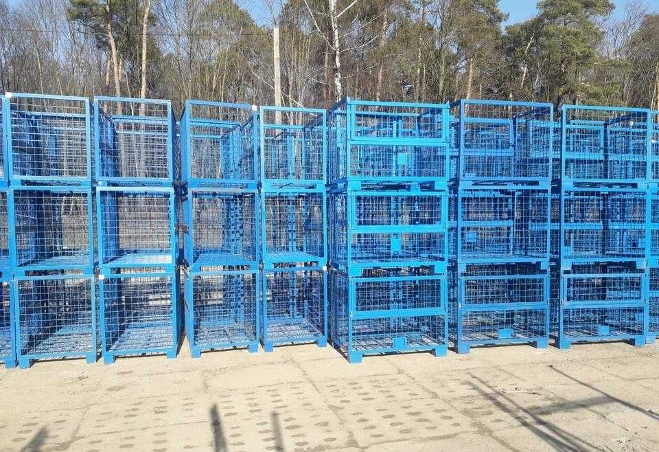 GITTERBOX KOSZ metalowy Siatkowy Druciany Pojemnik kosze giterbox