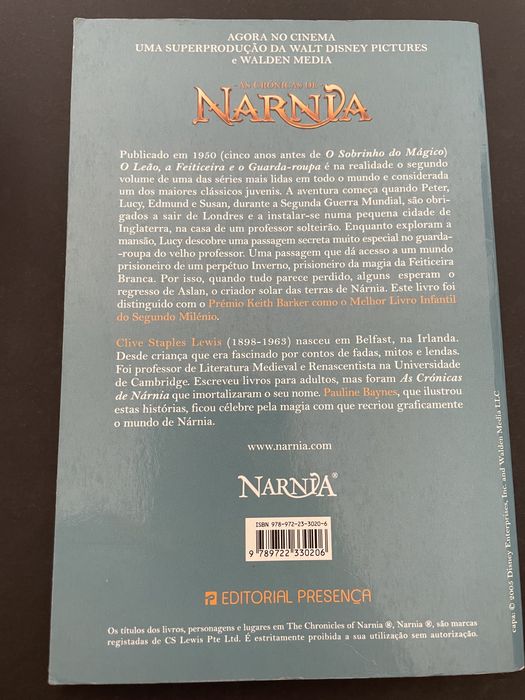 As Crónicas de Narnia; C.S. Lewis