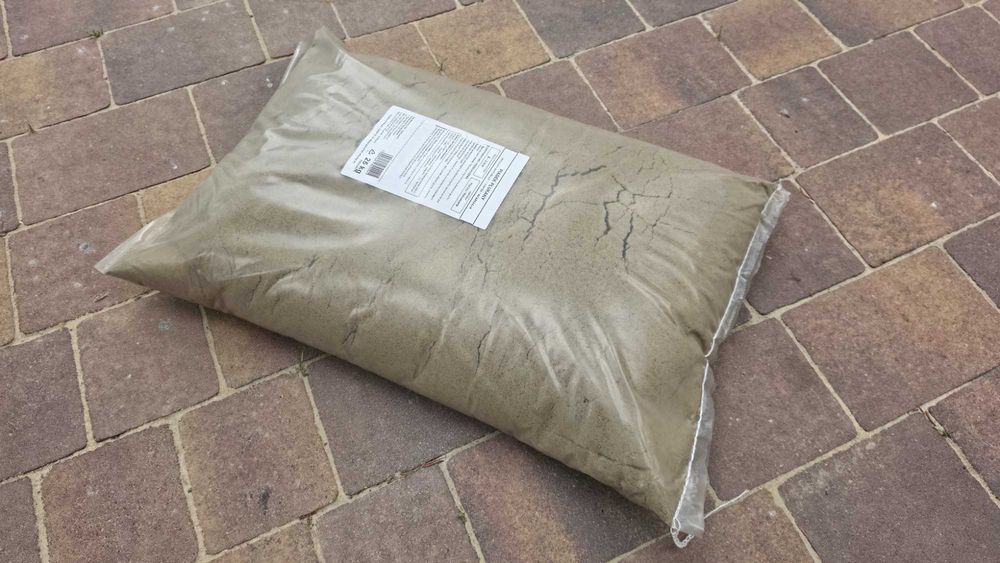 Piasek płukany, frakcja 0-2mm, worki 25kg, do trawnika, piaskownic