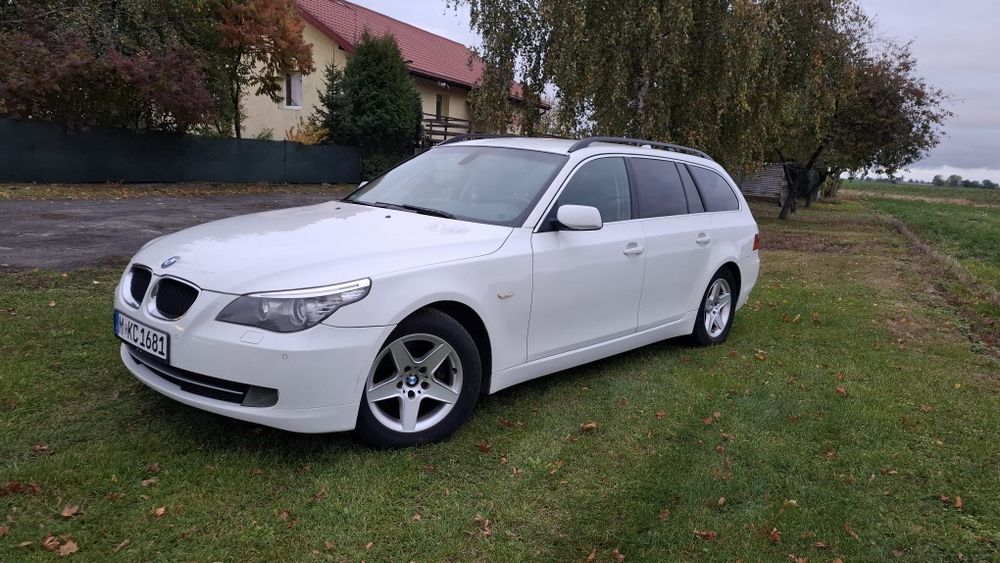 BMW e61 Lci 520D 177km Alpineweiss