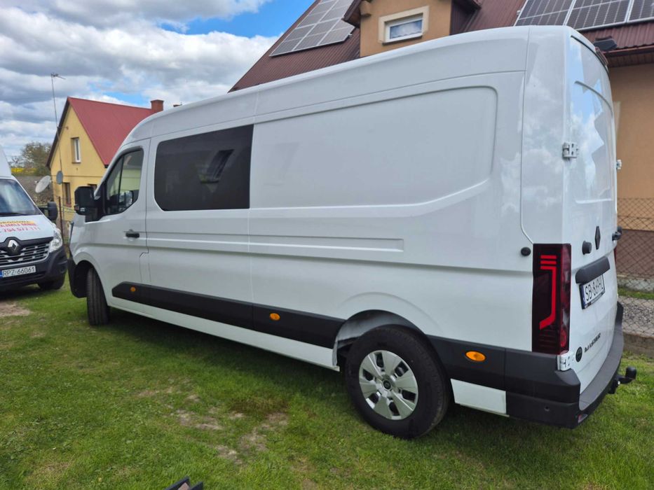 Wynajem Renault Master Furgon 7 osobowy + Paka 3m / Dostawczy / FV VAT