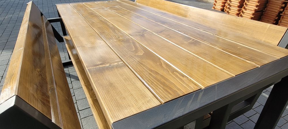 Komplet ogrodowy Luft dębowy 200