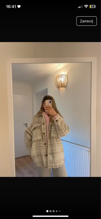 Plaszczyk dzianinowy