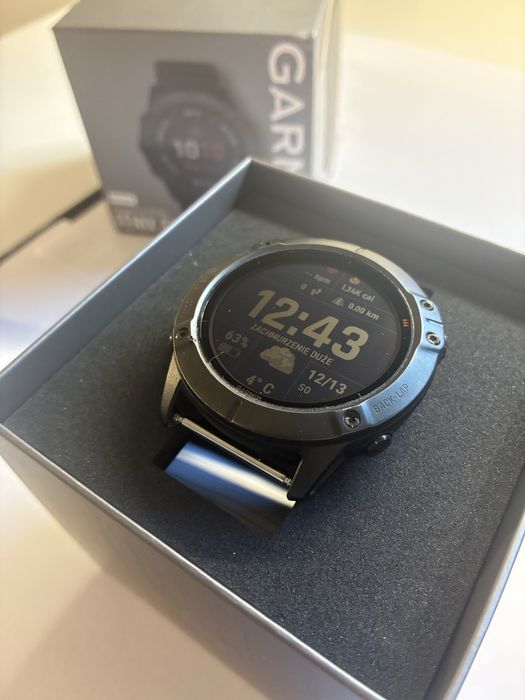 Garmin Fenix 6x Pro Solar Titanum Grey