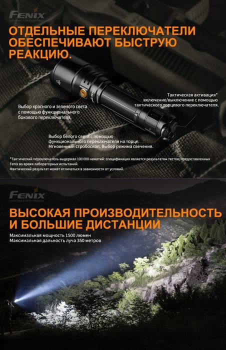 Fenix Flashlight TK26R Rechargeable LED Flashlight