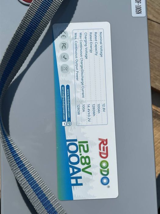 Акумулятор Новий Redodo LiFePO4 12.8V 100Ah Germany