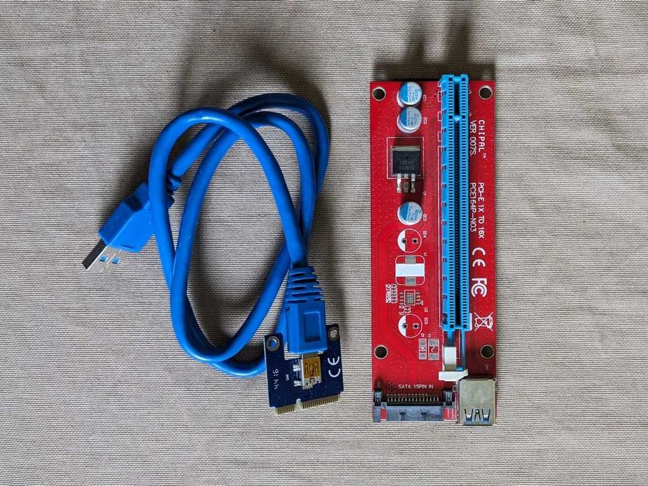 Mini PCIe to PCI express 16X Riser eGPU EXP GDC mPCIe райзер: 199 грн ...